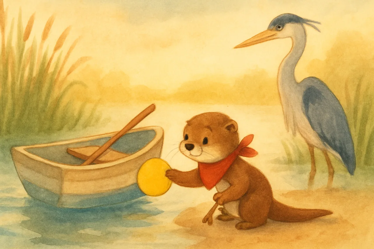 Illustration 3 from “Otto's Boat Sticker”