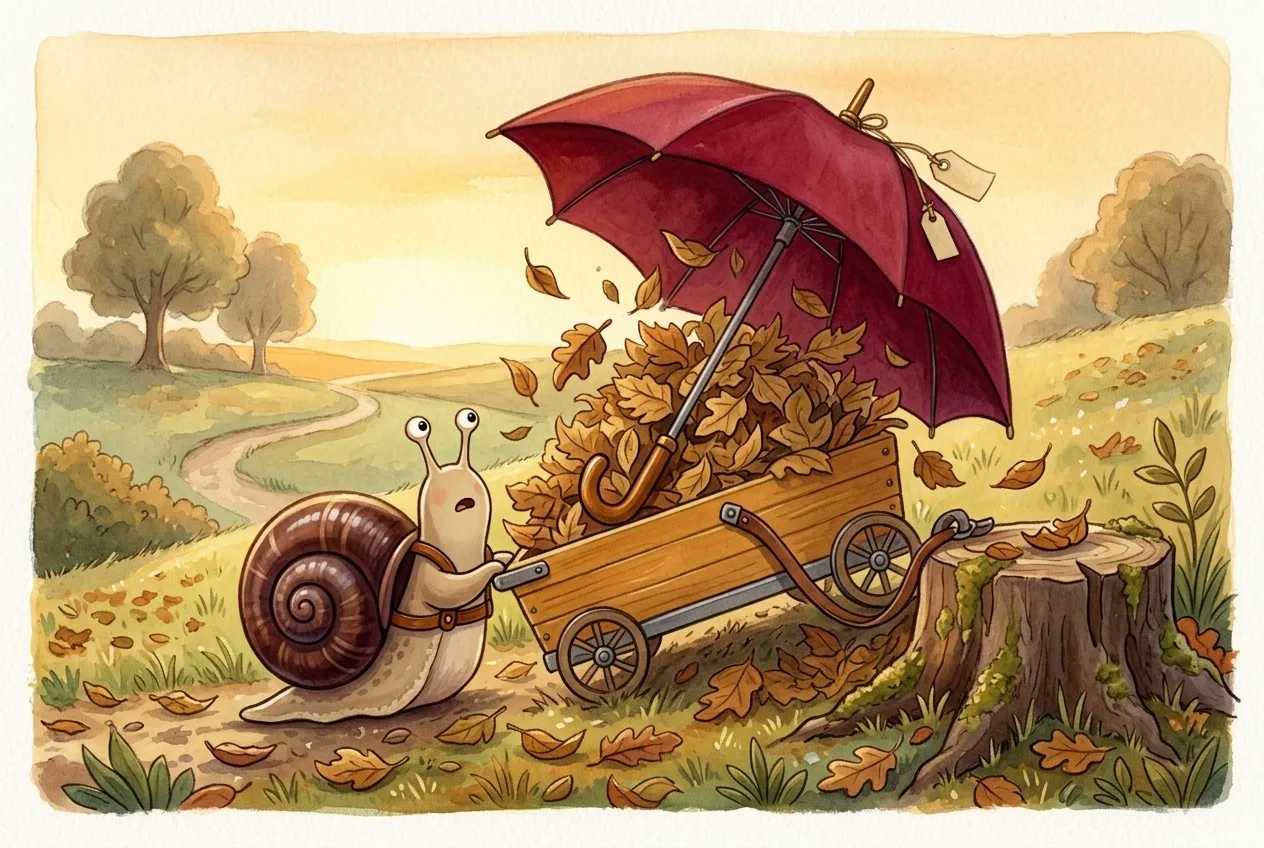 Illustration 2 from “The Umbrella That Kept Opening”