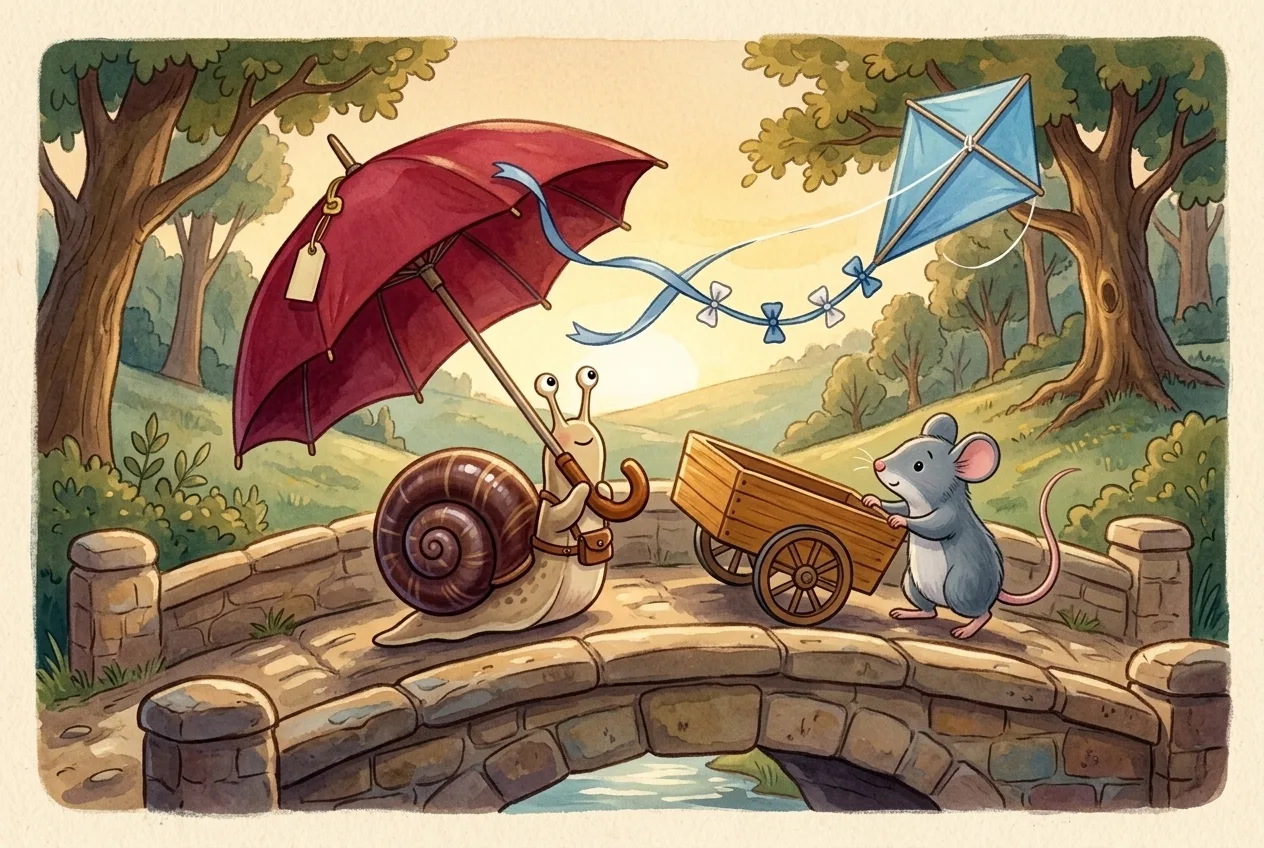 Illustration 4 from “The Umbrella That Kept Opening”