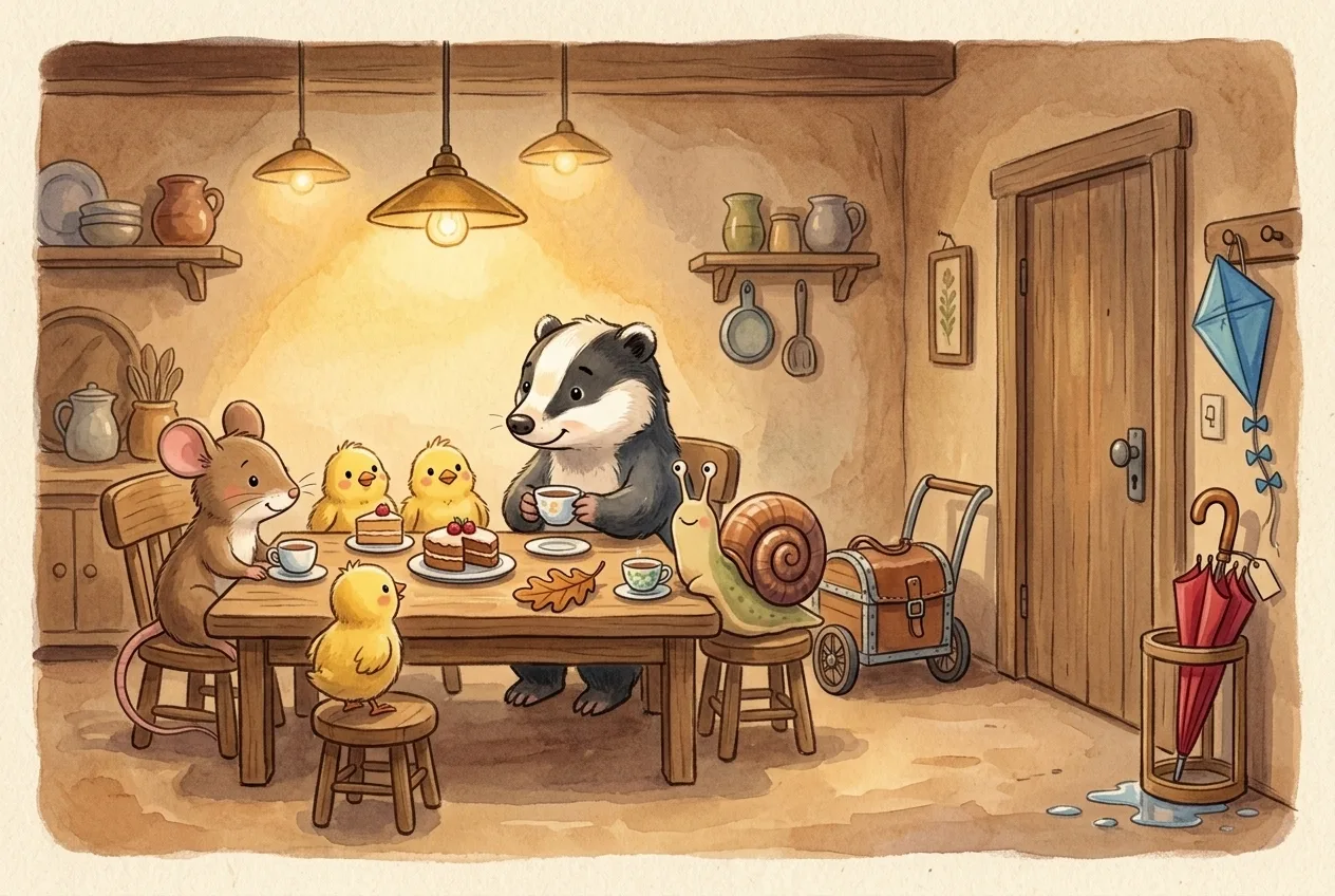 Illustration 8 from “The Umbrella That Kept Opening”