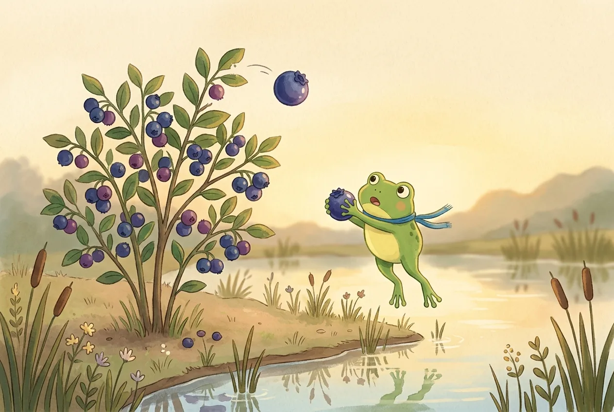 Illustration 1 from “Why Frogs Close Their Eyes When They Swallow”